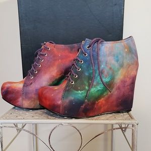 Jeffrey Campbell x Black Milk - 99 Tie - Galaxy